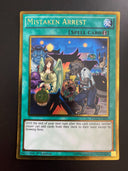 Yugioh Mistaken Arrest PGL3-EN089 Gold Rare 1st Edition NM