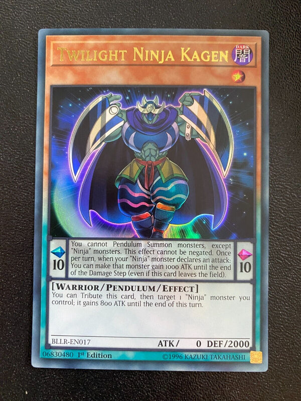 Yugioh Twilight Ninja Kagen BLLR-EN017 Ultra Rare 1st Edition NM