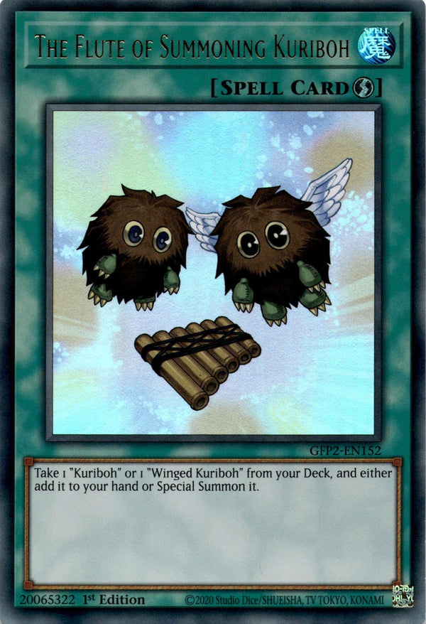 Yugioh The Flute Of Summoning Kuriboh GFP2-EN152 Ultra Rare 1st Edition NM