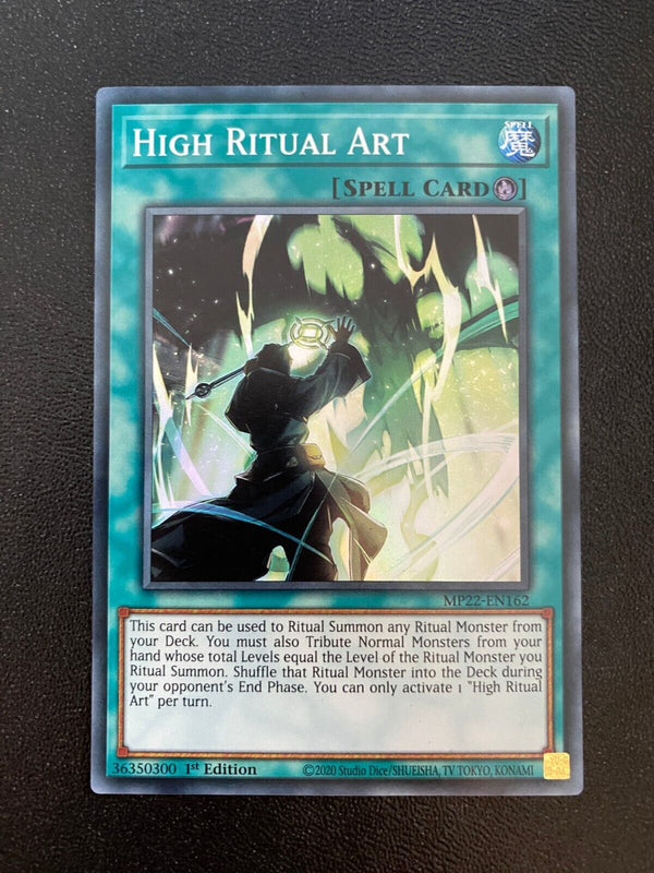 Yugioh High Ritual Art MP22-EN162 Super Rare 1st Edition NM