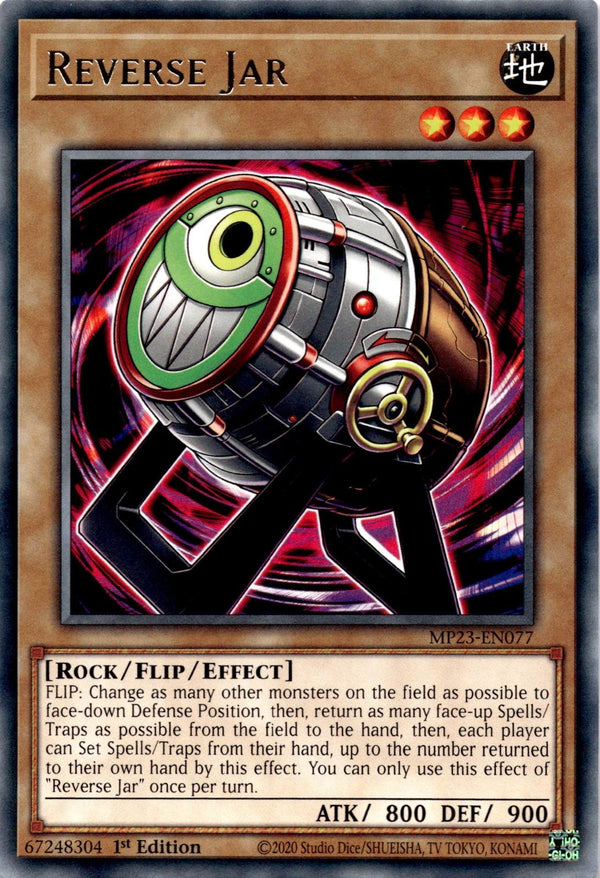 Yugioh Reverse Jar MP23-EN077 Rare 1st Edition NM