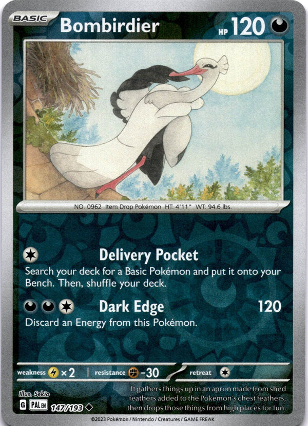 Pokemon Bombirdier 147/193 Paldea Evolved Reverse Holo NM