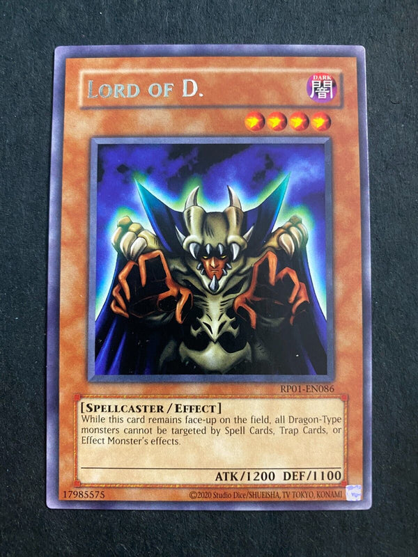 Yugioh Lord of D. RP01-EN086 Rare Retro Pack Reprint NM