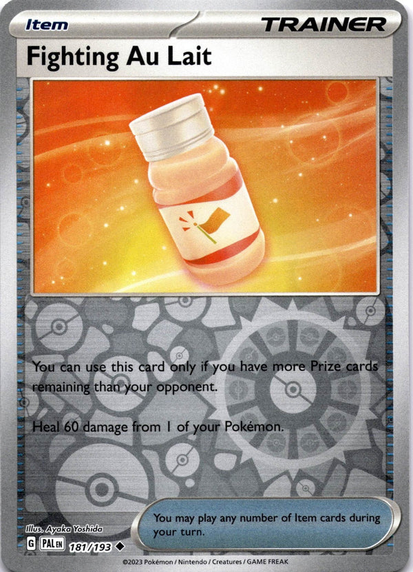 Pokemon Fighting Au Lait 181/193 Paldea Evolved Reverse Holo NM