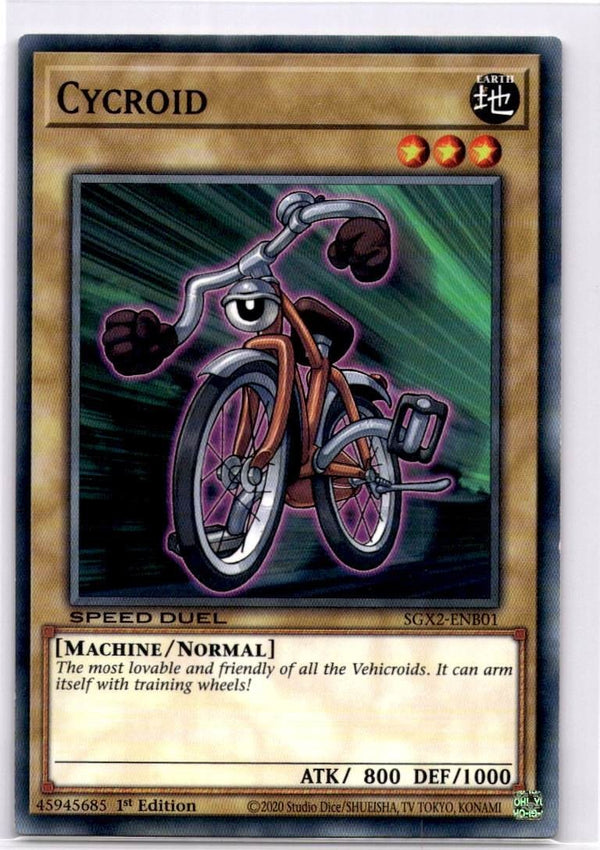 Yugioh Cycroid SGX2-ENB01 Common 1st Edition NM