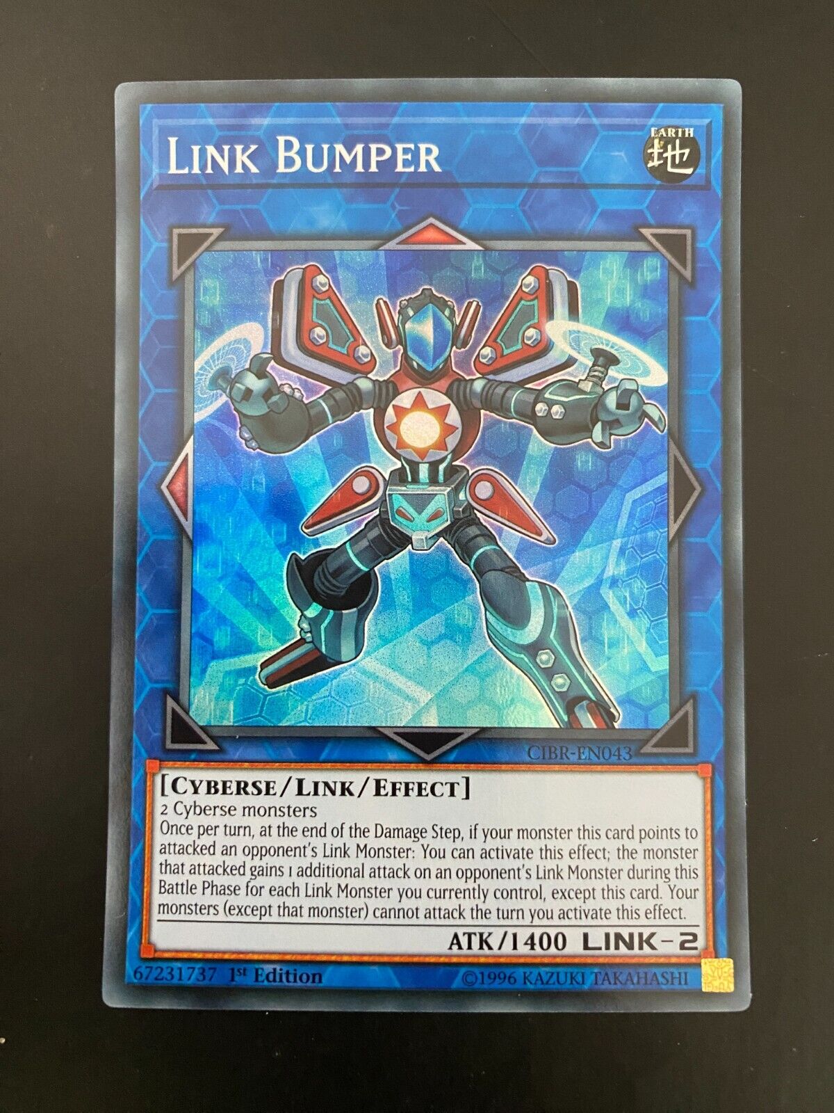 Yugioh Link Bumper CIBR-EN043 Super Rare 1st Edition VLP/NM