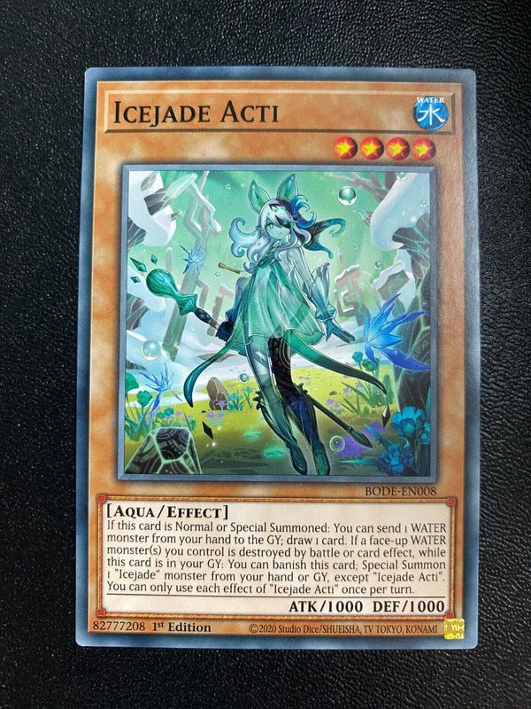 Yugioh Icejade Acti BODE-EN008 Common 1st Edition NM