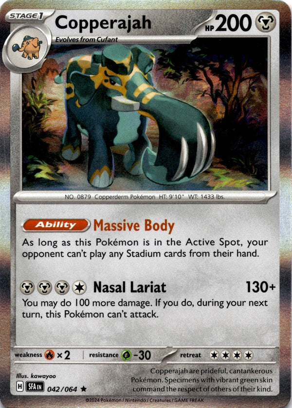 Pokemon Copperajah 042/064 Shrouded Fable Holo NM