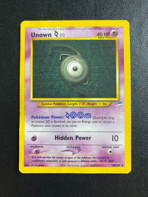 Pokemon Unown Z 60/105 Neo Destiny DMG