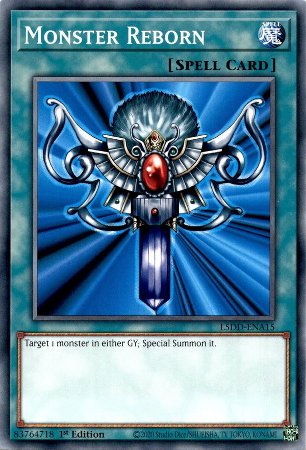 Yugioh Monster Reborn L5DD-ENA15 Common 1st Edition NM