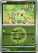 Pokemon Chikorita 008/217 Ascended Heroes Energy Reverse Holo NM