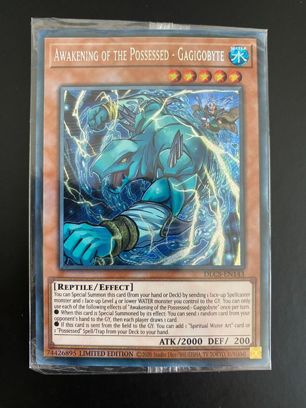 Yugioh Awakening of the Possessed - Gagigobyte DLCS-EN143 Secret Rare SEALED