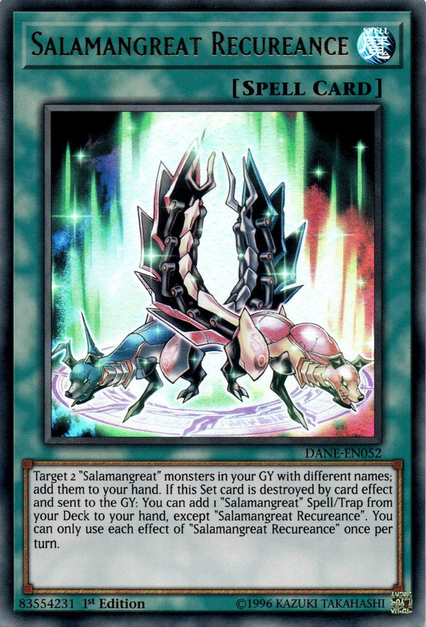 Yugioh Salamangreat Recureance DANE-EN052 Ultra Rare 1st Edition NM