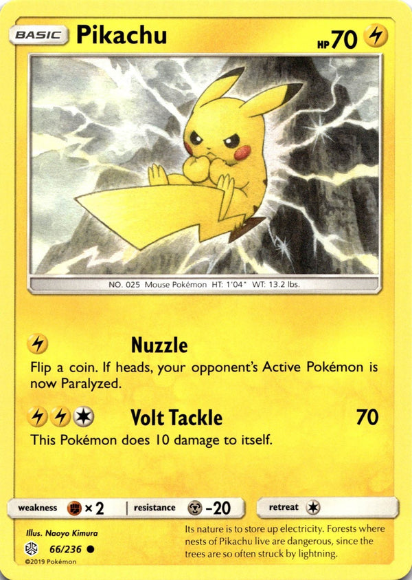 Pokemon Pikachu 66/236 Cosmic Eclipse Non Holo NM