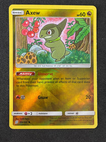 Pokemon Axew 154/236 Unified Minds Reverse Holo VLP