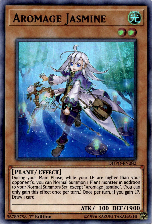 Yugioh Aromage Jasmine DUPO-EN082 Ultra Rare 1st Edition LP