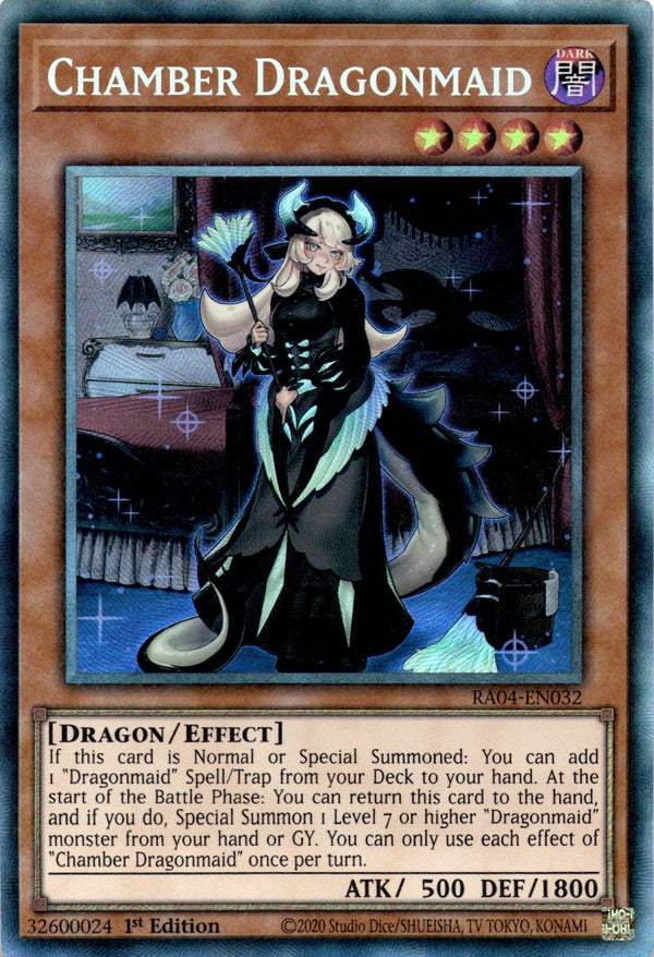 Yugioh Chamber Dragonmaid RA04-EN032 Collector’s Rare 1st Edition NM