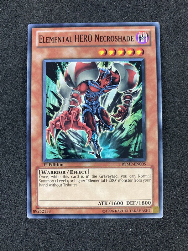 Yugioh Elemental HERO Necroshade RYMP-EN005 Common 1st Edition VLP/NM