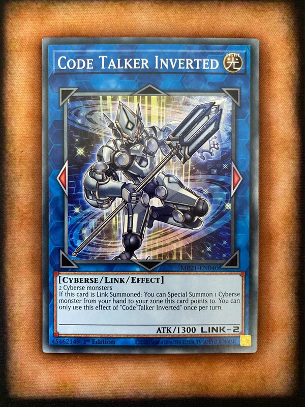 Yugioh Code Talker Inverted MP21-EN040 Common 1st Edition NM/MINT