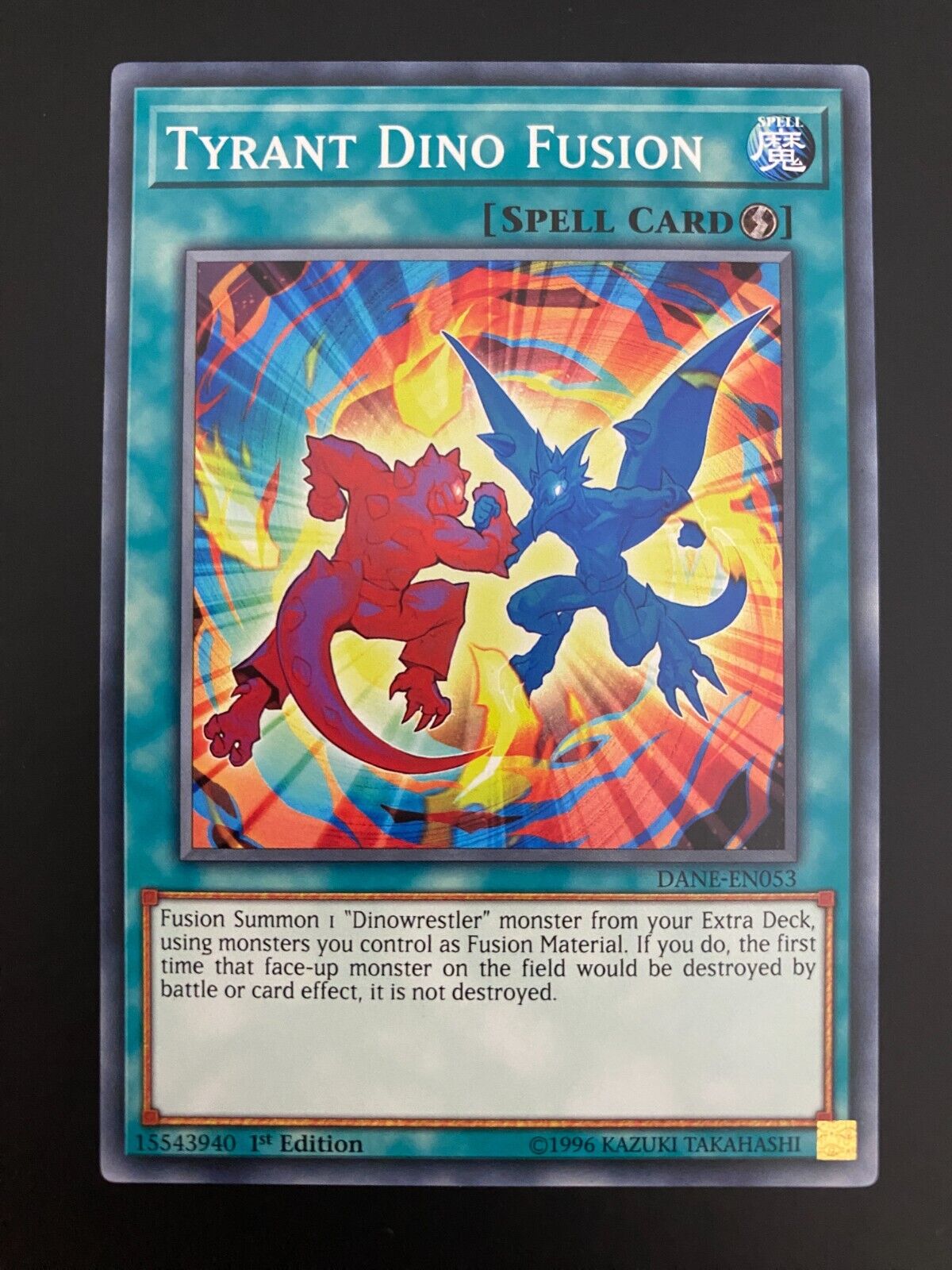 Yugioh Tyrant Dino Fusion DANE-EN053 1st Edition Common NM/MINT