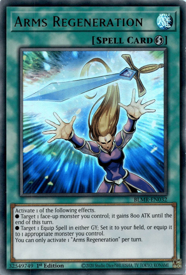 Yugioh Arms Regeneration BLMR-EN032 Ultra Rare 1st Edition NM