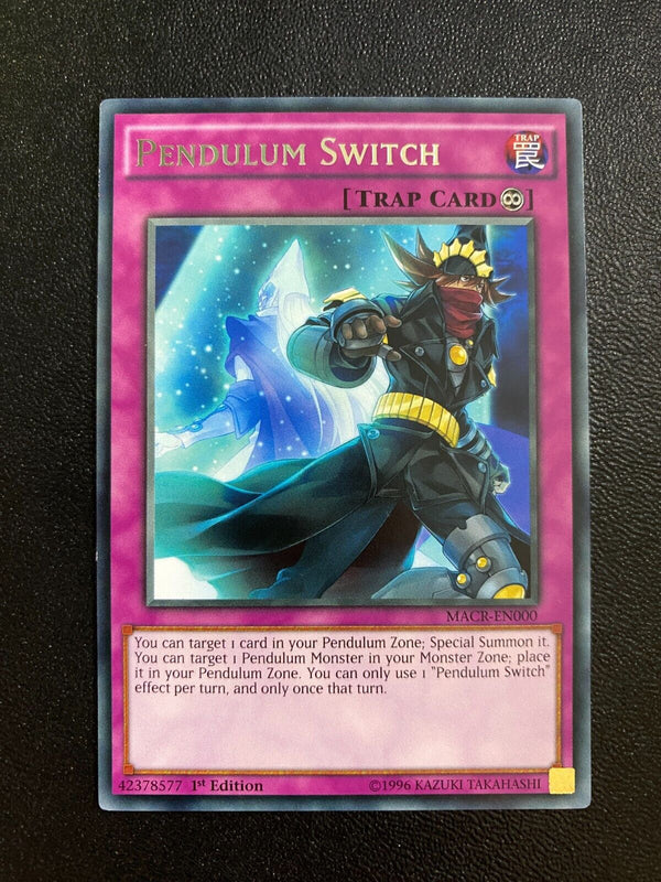 Yugioh Pendulum Switch MACR-EN000 Rare 1st Edition NM