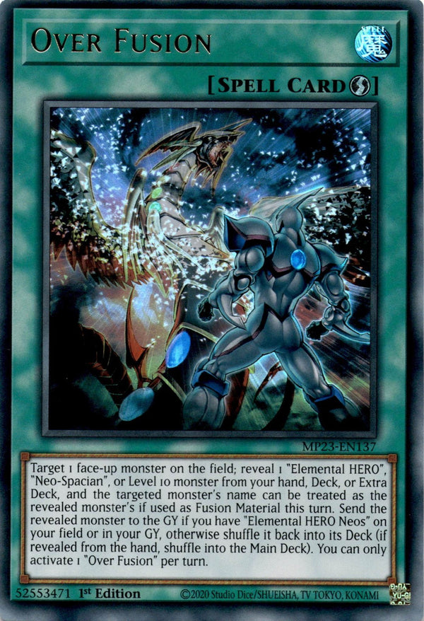 Yugioh Over Fusion MP23-EN137 Ultra Rare 1st Edition NM
