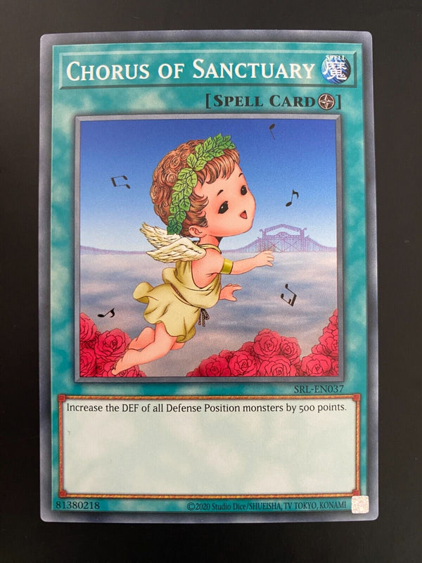 Yugioh Chorus of Sanctuary SRL-EN037 Common Unlimited Edition NM/MINT