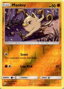Pokemon Mankey 71/181 Team Up Reverse Holo VLP/NM