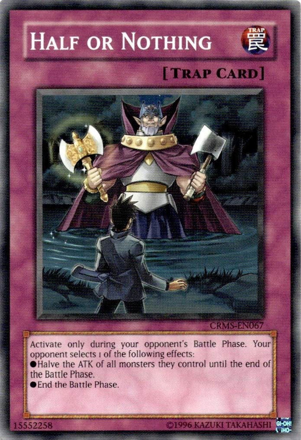 Yugioh Half or Nothing CRMS-EN067 Common Unlimited Edition LP