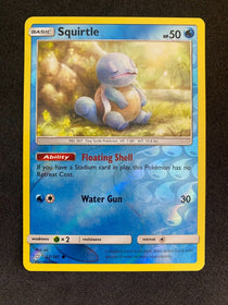 Pokemon Squirtle 22/181 Team Up Reverse Holo NM-MINT