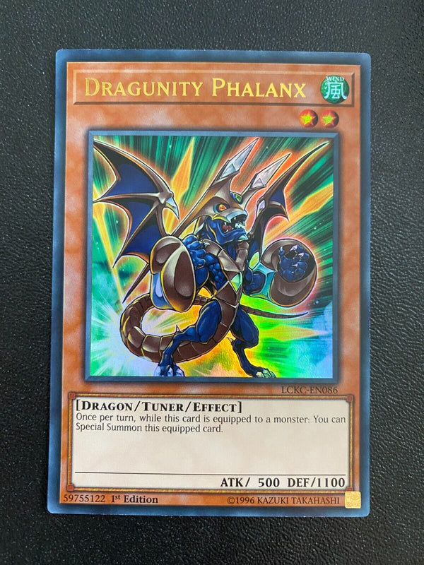 Yugioh Dragunity Phalanx LCKC-EN086 Ultra Rare 1st Edition VLP/NM