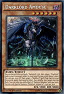 Yugioh Darklord Amdusc DESO-EN033 Secret Rare 1st Edition VLP/NM