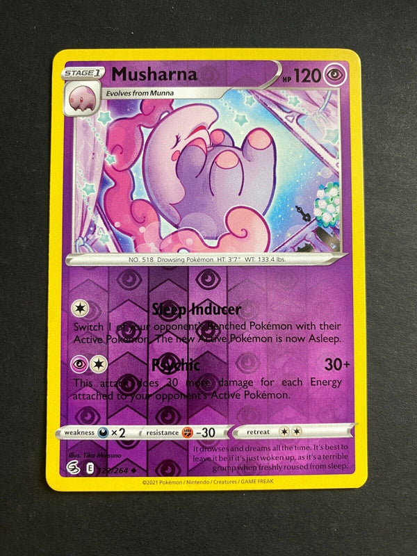 Pokemon Musharna 122/264 Fusion Strike Reverse Holo NM