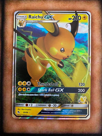 Pokemon Raichu GX 20/68 Hidden Fates Battle Academy Full Art Holo LP