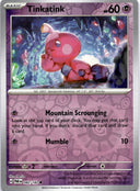 Pokemon Tinkatink 082/182 Paradox Rift Reverse Holo NM