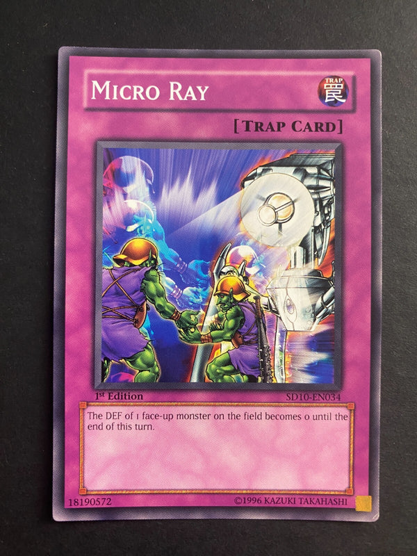 Yugioh Micro Ray SD10-EN034 Common 1st Edition LP
