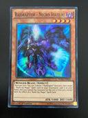 Yugioh Raidraptor - Necro Vulture WIRA-EN014 Super Rare 1st Edition LP