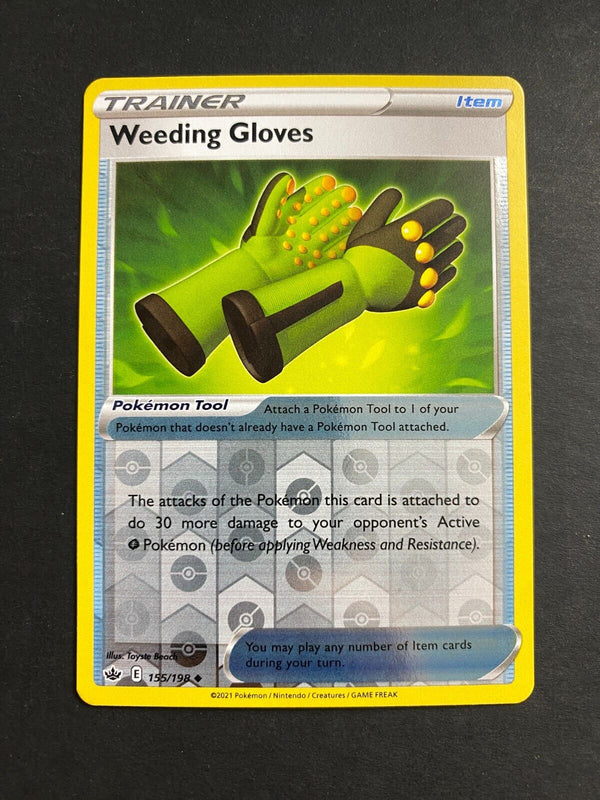 Pokemon Weeding Gloves 155/198 Chilling Reign Reverse Holo NM