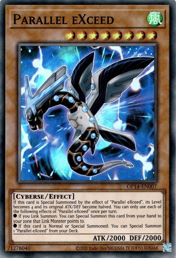 Yugioh Parallel eXceed OP14-EN007 Super Rare 1st Edition LP