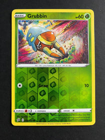 Pokemon Grubbin 016/192 Rebel Clash Reverse Holo NM