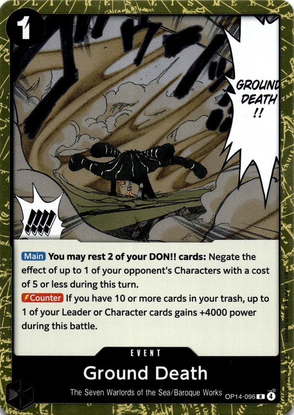 One Piece Ground Death OP14-096 Rare NM