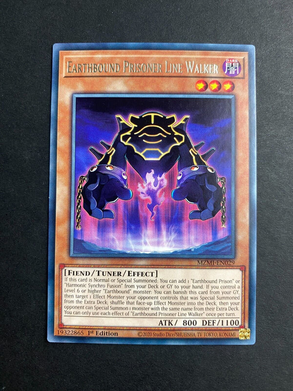 Yugioh Earthbound Prisoner Line Walker MZMI-EN029 Rare 1st Edition NM