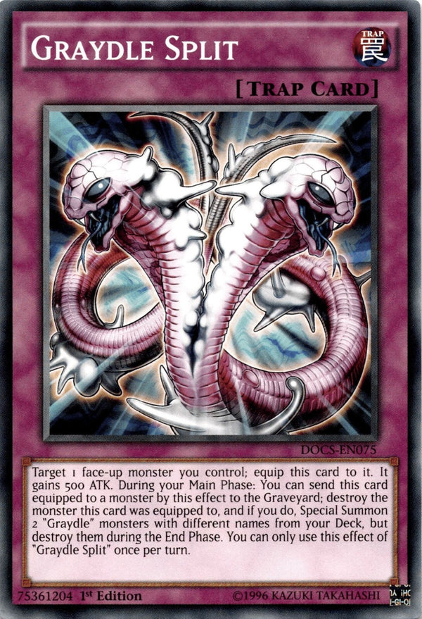 Yugioh Graydle Split DOCS-EN075 Common 1st Edition VLP/NM