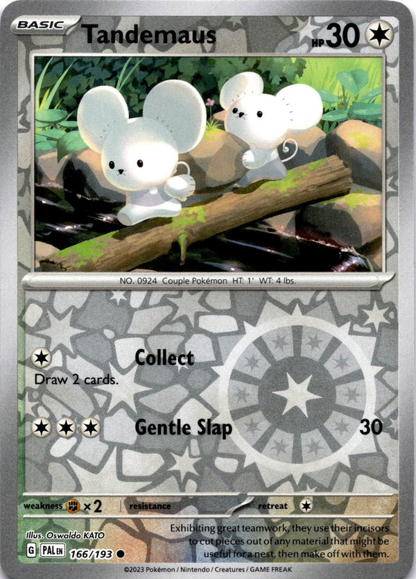 Pokemon Tandemaus 166/193 Paldea Evolved Reverse Holo NM