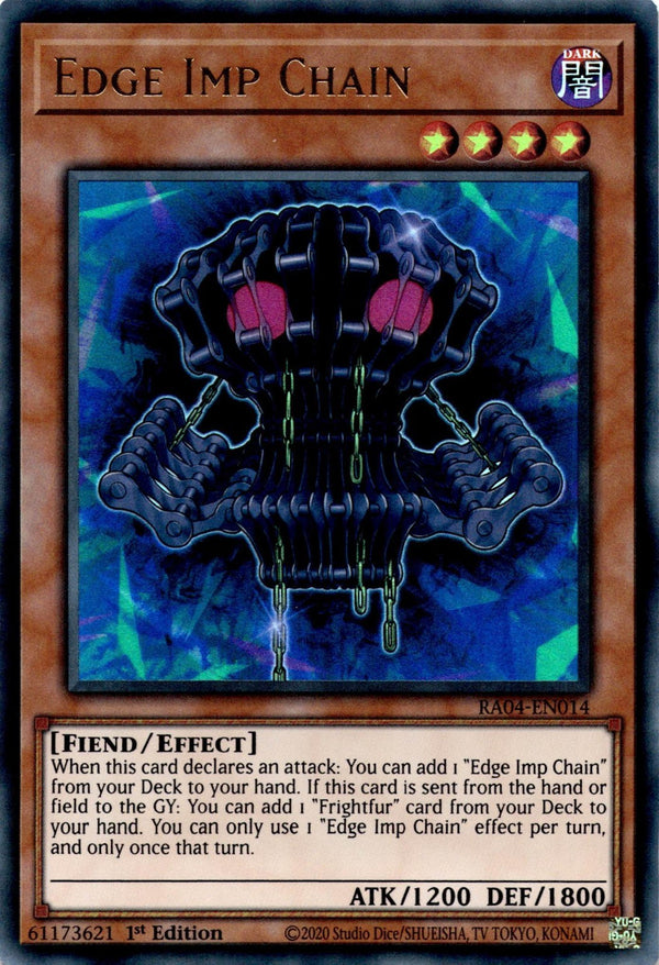 Yugioh Edge Imp Chain RA04-EN014 Ultra Rare 1st Edition NM