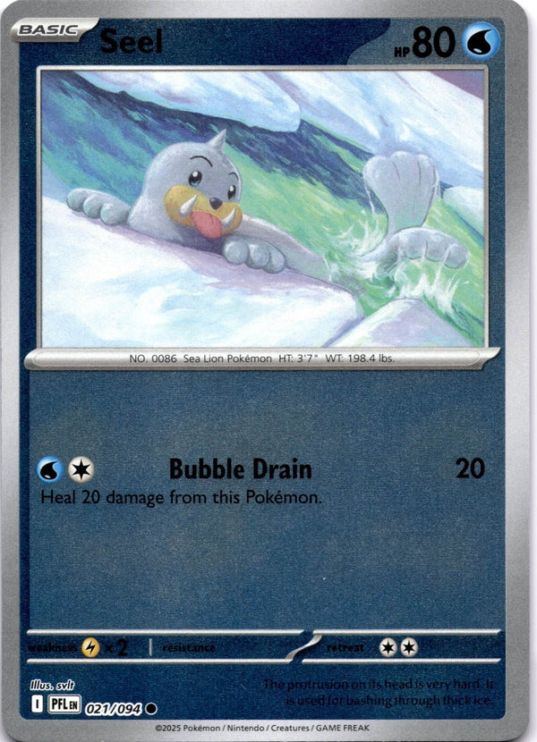 Pokemon Seel 021/094 Phantasmal Flames Reverse Holo NM