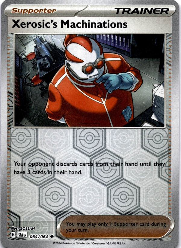 Pokemon Xerosic's Machinations 064/064 Shrouded Fable Reverse Holo NM