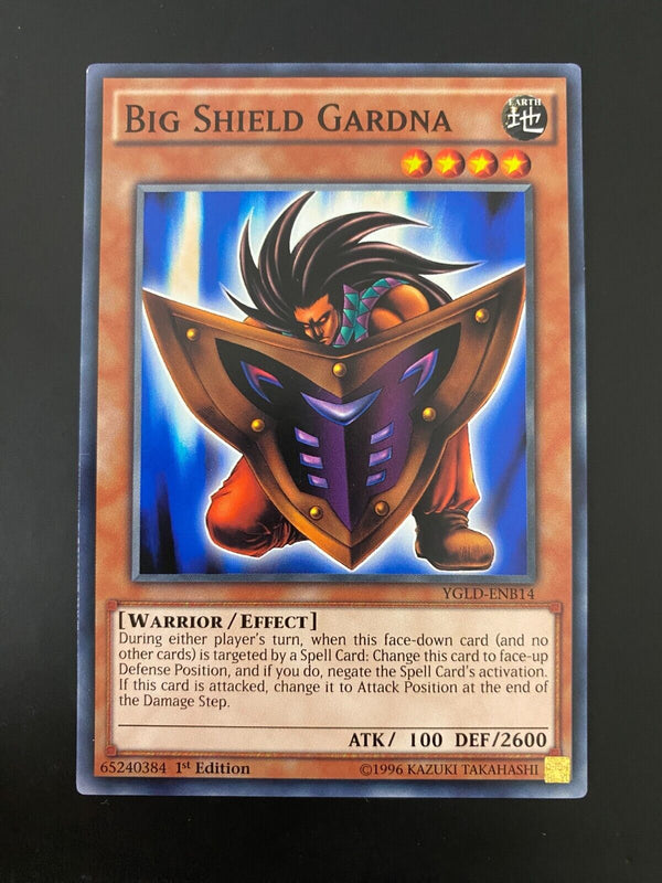 Yugioh Big Shield Gardna YGLD-ENB14 Common 1st Edition NM/MINT