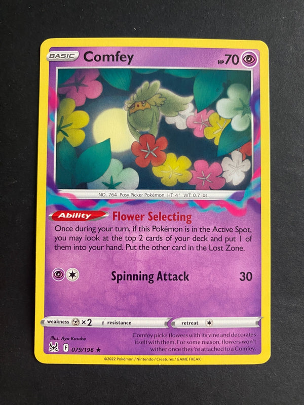 Pokemon Comfey 079/196 Lost Origin Rare Non Holo NM